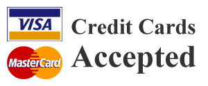 Credit cards accepted